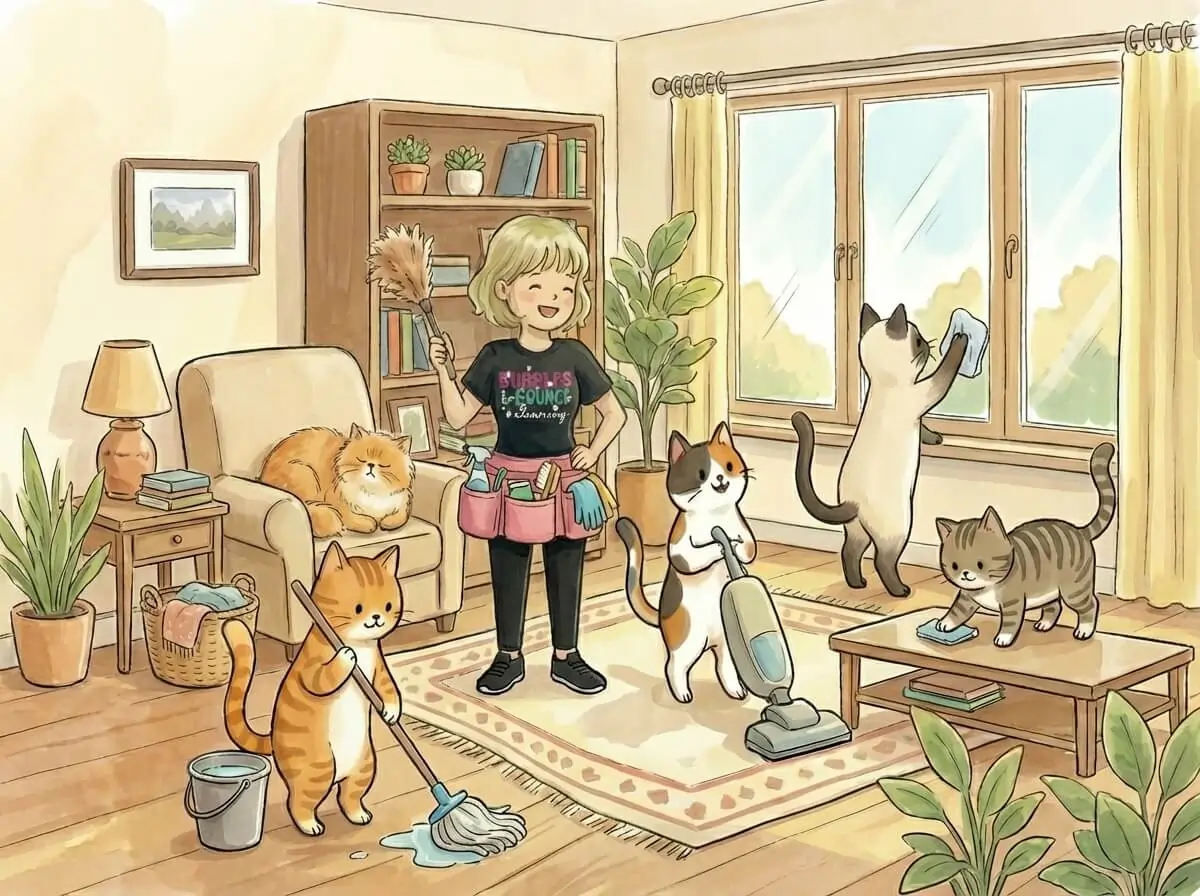 Bubbles and Bounce professional house cleaning